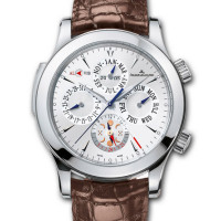 Jaeger LeCoultre Master Grande Reveil (SS / Silver / Leather)