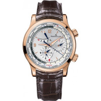 Jaeger LeCoultre Master World Geographic (PG/Silver/Leather)