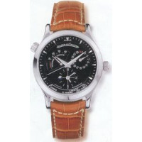 Jaeger LeCoultre   Master Geographic (Steel / Black / Leather)