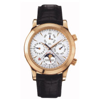 Jaeger LeCoultre   Master Grande Memovox (RG / Silver / Leather)