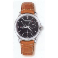 Jaeger LeCoultre   Master Reserve de Marche (Steel / Black / Leather)