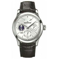Jaeger LeCoultre Master Eight Days Perpetual (SS/Silver/Leather Strap)