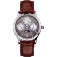 Jaeger LeCoultre   Master Perpetual (WG / Grey / Leather)