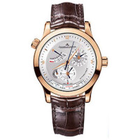 Jaeger LeCoultre   Master Geographic 2006 (PG / Silver / Leather)