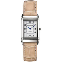 Jaeger LeCoultre   Reverso Lady (Steel / White / Leather)