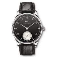 IWC 2010 Portuguese Hand-Wound Black Dial