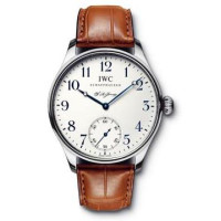 IWC Portuguese FA Jones (SS / білий / шкіра)