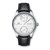 IWC Portuguese Regulateur (Pt / білий / шкіра)