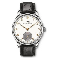 Португальський посріблений циферблат із ручним заводом IWC 2010