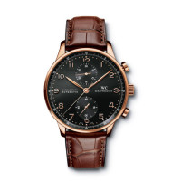 IWC Portuguese Chrono-Automatic (RG/Black/Leather)