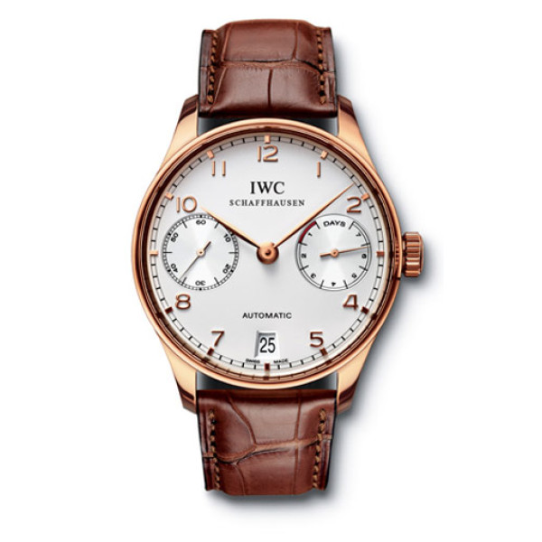 IWC Portuguese Automatic (RG/White/Leather)