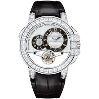 Harry Winston Tourbillon Big Date baguette-cut diamonds Limited Edition 5