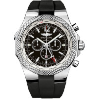 Годинники Breitling Bentley GMT Black Dial Rubber