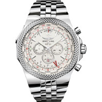 Breitling watches Bentley GMT White Dial Steel