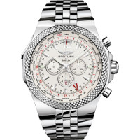 Годинники Breitling Bentley GMT White Dial Steel