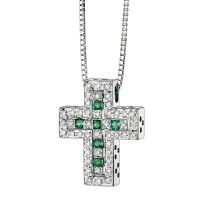 Кулон Damiani Belle Epoque біле золото, діаманти, смарагди (20039530) Кулон Damiani Belle Epoque біле золото, діаманти, смарагди (20039530)