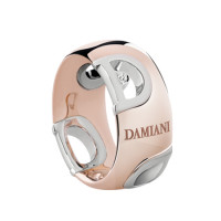Кольцо Damiani D.Icon, белое и розовое золото, бриллиант (20055107)