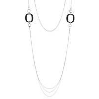 Ожерелье Damiani D.Lace, белое золото, бриллианты, оникс (20055362)