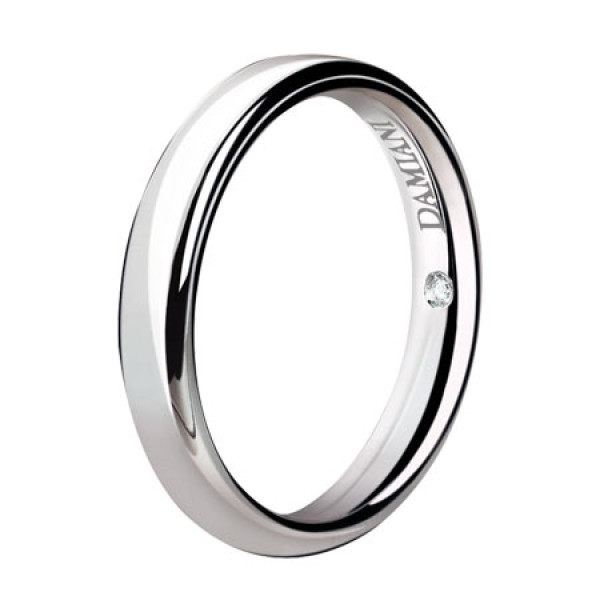 Обручальное кольцо Damiani Noi2, белое золото (20035578)