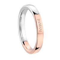 Обручальное кольцо Damiani Incontro, белое, розовое золото (20048735)