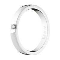 Обручальное кольцо Damiani Veramore, белое золото, бриллиант (20035643)