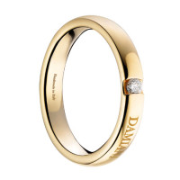 Обручальное кольцо Damiani Veramore, желтое золото, бриллиант (20035664)