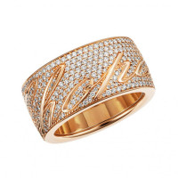 Кільце Chopard Chopardissimo рожеве золото, діаманти (827531-5110)