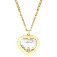 Підвіска Chopard Happy Diamonds Icons жовте золото, діаманти (799202-0001)