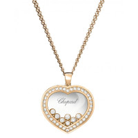 Подвеска Chopard Happy Diamonds Icons розовое золото, бриллианты (799202-5003)