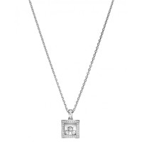 Підвіска Chopard Happy Diamonds Icons біле золото, діаманти (799224-1003)