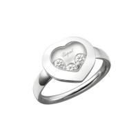 Кольцо Chopard Happy Diamonds Icons белое золото, бриллианты (829203-1010)