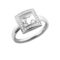 Кольцо Chopard Happy Diamonds Icons белое золото, бриллианты (829224-1039)