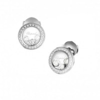 Сережки Chopard Happy Diamonds Icons біле золото, діаманти (839562-1002)