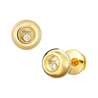 Сережки Chopard Miss Happy жовте золото, діаманти (839010-0001)