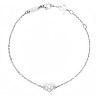 Браслет Chopard Happy Diamonds Icons біле золото, діаманти (859203-1001)