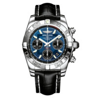 Годинники Breitling Chronomat B01 41 мм синій циферблат