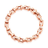 Браслет Tiffany T Chain, розовое золото (33278713)