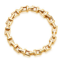 Браслет Tiffany T Chain, желтое золото (33278705)