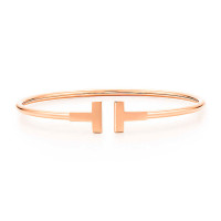 Браслет Tiffany T Wire, розовое золото (33263465)