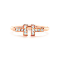 Кольцо Tiffany T Wire, розовое золото, бриллианты (33282559) Кольцо Tiffany T Wire, розовое золото, бриллианты (33282559)