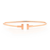 Браслет Tiffany T Narrow Wire, розовое золото (33419678) Браслет Tiffany T Narrow Wire, розовое золото (33419678)