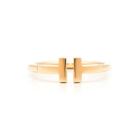 Кольцо Tiffany T Wire, желтое золото (33283458)