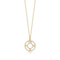 Відкрита підвіска Tiffany & Co Atlas, жовте золото, діаманти (32655289)! ~ DCDMRKR ~!