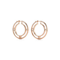 Серьги-кольца Tiffany & Co Atlas, розовое золото (32995306) Серьги-кольца Tiffany & Co Atlas, розовое золото (32995306)