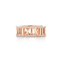 Відкрите кільце Tiffany & Co Atlas, рожеве золото, діаманти (32648002)! ~ DCDMRKR ~!