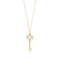 Подвеска-ключ Tiffany & Co Atlas, желтое золото, бриллианты (30144198)