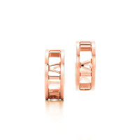 Серьги-кольца Tiffany & Co Atlas, розовое золото (31301106)