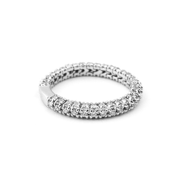 Каблучка Tiffany & Co, біле золото 750, діаманти