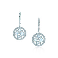 Сережки Tiffany Cobblestone, платина, діаманти (26068886)