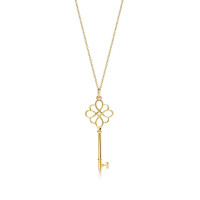 Подвеска-ключ Tiffany Keys Knot, желтое золото (33653077)